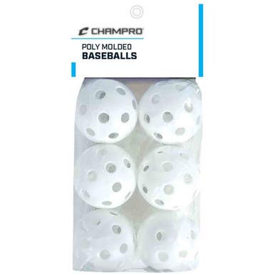 New Poly Baseballs - 6pk 11868-chpcbb51c