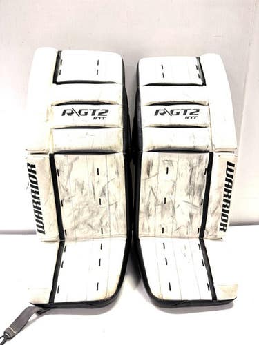 Used Warrior R Gt2 Goalie Leg Pads Inter White 30" 11860-s000292545