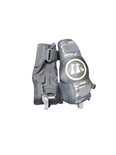 Used Warrior Fatboy Next Lacrosse Arm Pads Guards Grey Youth 11769-s000028172