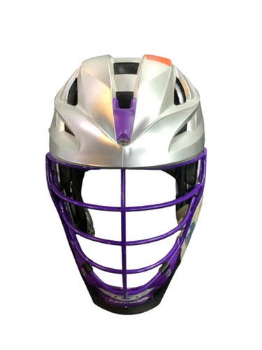 Used Cascade S Lacrosse Helmet Silver One Size 10743-s000463090