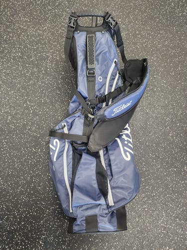 Used Titleist Carry Bag Mens Stand Bag Navy Blue 11849-s000029175