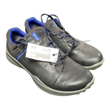 Used Ecco Mens Golf Shoes Black Senior 10.5 11375-s000363015