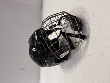 Used Bauer React 85 Helmet Cage Combo Black Sm 11860-s000293860