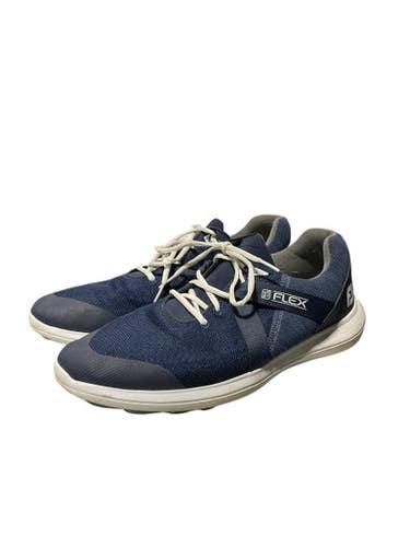 Used Foot Joy Mens Golf Shoes Navy Blue Senior 12 11834-s000036966