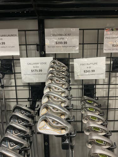 Used Taylormade R7 Mens Iron Set Rh 4i-pw 11834-s000037110