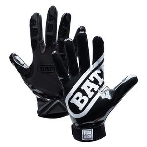 New Battle Double Threat Football Gloves Bk Bk Youth Sm 11860-bat9304ys