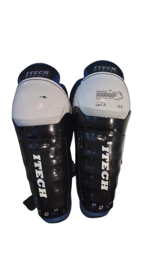 Used Itech Youth Shin Guards Black 9" 11698-s000233818