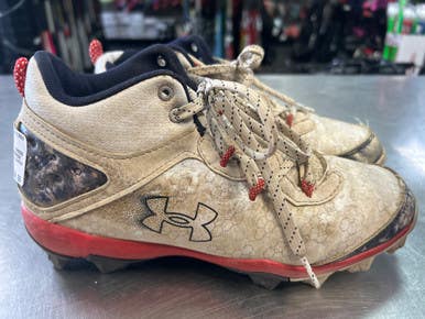 Used Under Armour Bryce Harper Bb Sb Cleats White Junior 06 11868-s000064192