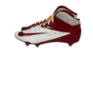 Used Nike Adult Fb Cleats Cardinal And White Senior 11.5 11847-s000027873
