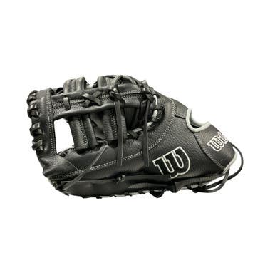 New A700 Lht 12in 1st Base Mitt Black Silver 11834-wilwbw10163812