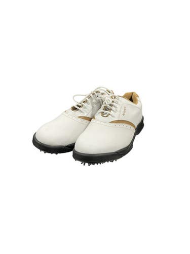 Used Foot Joy Mens Golf Shoes White Senior 10 11834-s000037893