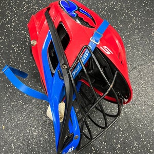 Used Cascade S Lacrosse Helmet Red One Size 11849-s000030150