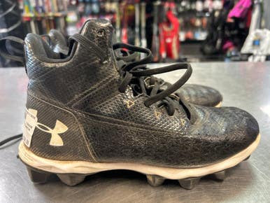 Used Under Armour Jr Fb Cleats Black Junior 05 11868-s000064498