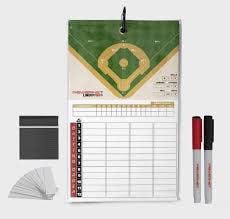 New Powernet Baseball And Softball Coaches Line Up Board 11835-pnt1170