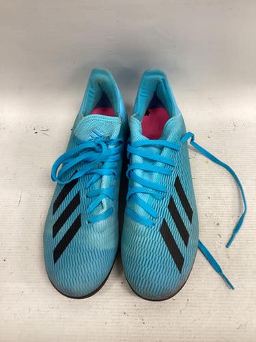 Used Adidas Soccer Turf Shoes Carolina Blue Senior 7.5 11851-s000036349