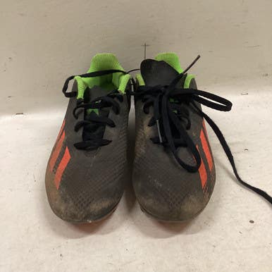 Used Adidas Soccer Cleats Black And Orange Senior 5 11725-s000490179