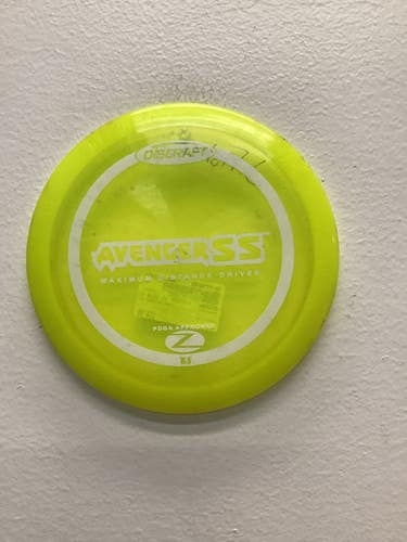 Used Discraft Avenger Ss Disc Golf Driver Yellow 11443-s000196992