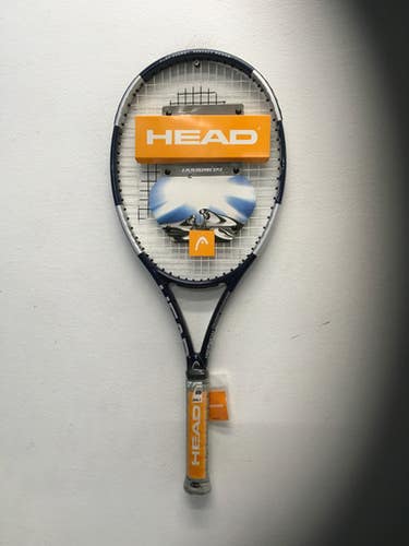 Used Head Liquid Metal Adult Tennis Racquet Navy Blue 4 3 8" 11443-s000196986