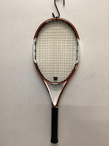 Used Wilson N Code Adult Tennis Racquet Orange Unknown 11443-s000197049