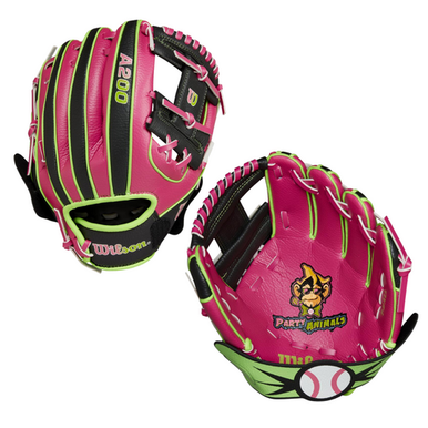 New Wilson A200 Party Animals Glv 10" 10299-wilwbw10221310
