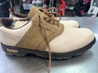 Used Foot Joy Mens Golf Shoes White Senior 8 11868-s000064764