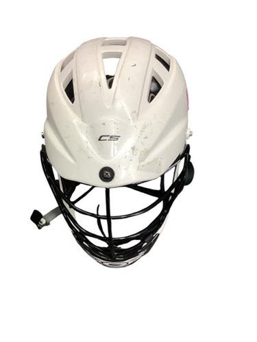 Used Cascade Cs Lacrosse Helmet White One Size 10743-s000466803