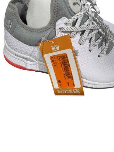 Used Puma Mens Golf Shoes White Senior 8 11847-s000028827
