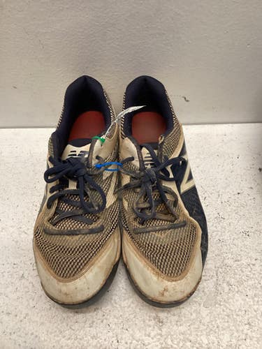 Used New Balance Lace Cage Bb Sb Cleats Navy Blue Youth 06.0 11443-s000197232