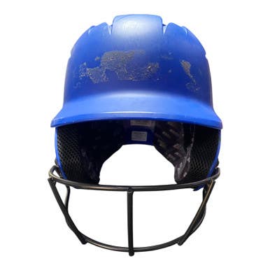 Used Marucci Batting Helmet W Mask Royal Blue Sm 11375-s000365263