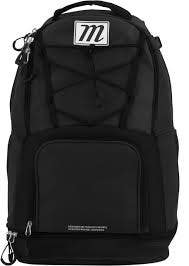 New Marucci Blazr Baseball Player Backpack Black 11835-mrcmbblzrbp-bk
