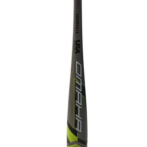 Used Louisville Slugger Omaha 5 29 19 Usa 2 5 8 Bat - Grey And Yellow 11835-s000197825