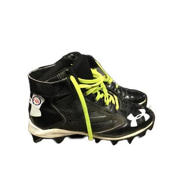 Used Under Armour Crusher Jr Football Cleats Black 11730-s000066766