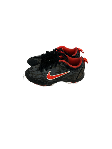 Used Nike Hyperdiamond Yth 13 Bb Sb Cleats Black 11692-s000140793