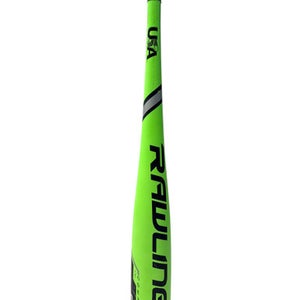 Used Rawlings Threat Comp 30 18 Usa 2 5 8” Bat - Neon Green And Navy 11835-s000197857