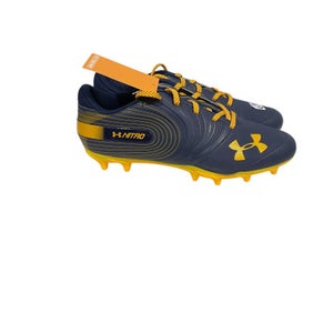 Used Under Armour Adult Fb Cleats Navy Blue Senior 11.5 11847-s000029094
