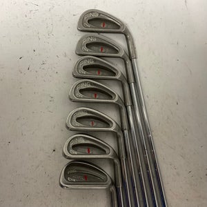 Used Ping Eye Red Dot Mens Iron Set Rh 3i-sw *as Is* 11855-s000190188