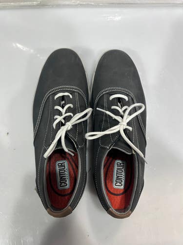 Used Foot Joy Mens Golf Shoes Black Senior 9 11615-s000271977