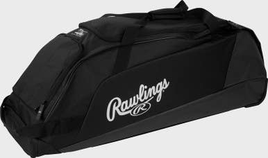 New Rawlings Workhorse Wheeled Bag Blk 11692-rawwhwb23b