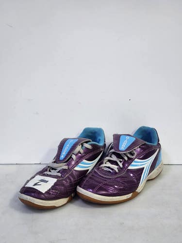 Used Diadora Soccer Indoor Shoes Purple Junior 01 11727-s000196626