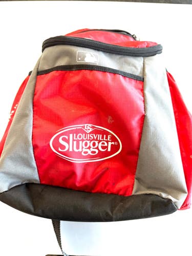 Used Louisville Slugger BACKPACK BB/SB Player Backpack Red 11860-S000311308