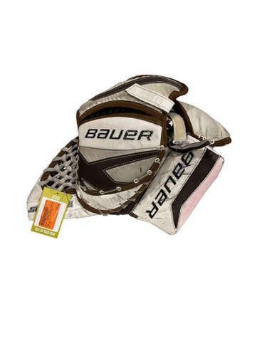 Used Bauer Supreme Swiss One100 Junior Goalie Catcher White 11847-s000029581