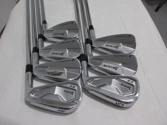 Srixon ZX7 MKII & Z-Forged II Iron Set - 4-PW - Extra Stiff Steel +0.5" Long