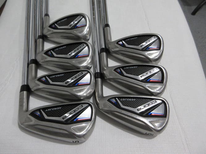 Cobra AeroJet Iron Set - 5-PW, GW - KBS Tour Lite Stiff Flex Steel