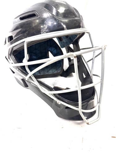Used Easton 7 1 8 - 7 1 2 Catchers Helmet W Mask Black Lg 11860-s000298552