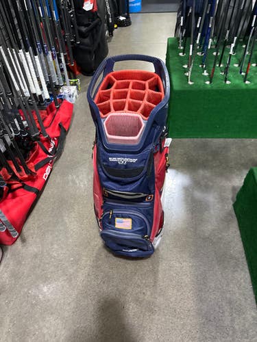 Used Sun Mountain C130 Cart Bag Mens Cart Bag Navy Blue 11605-s000207438