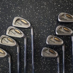Used Ping I3 O-size Mens Iron Set Rh 3i-gw Aw (maroon) 11849-s000032184