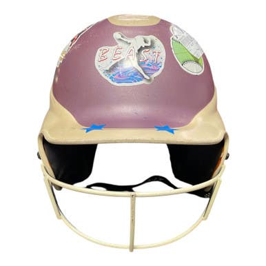 Used Rip-it Helmet Batting Helmet W Mask White Sm 11375-s000366759