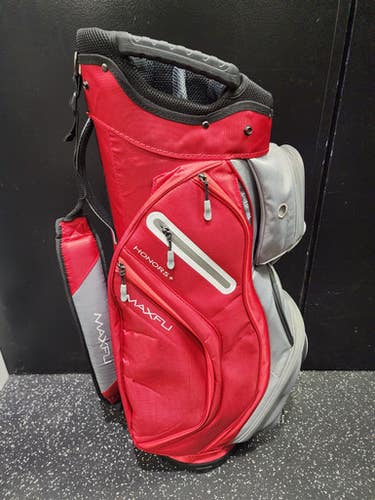 Used Maxfli Honors+ Mens Cart Bag Red 11849-s000032288