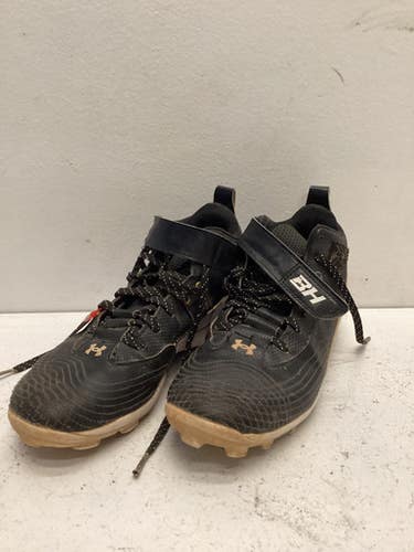 Under Armour Bryce Harper Bb Sb Cleats Black Youth 06.0 11443-s000198336