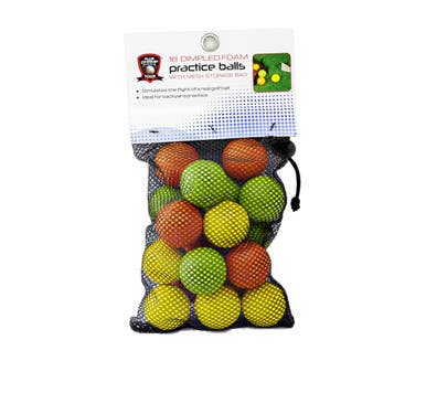 New 18ct Practice Color Foam Balls 11834-jmg7919